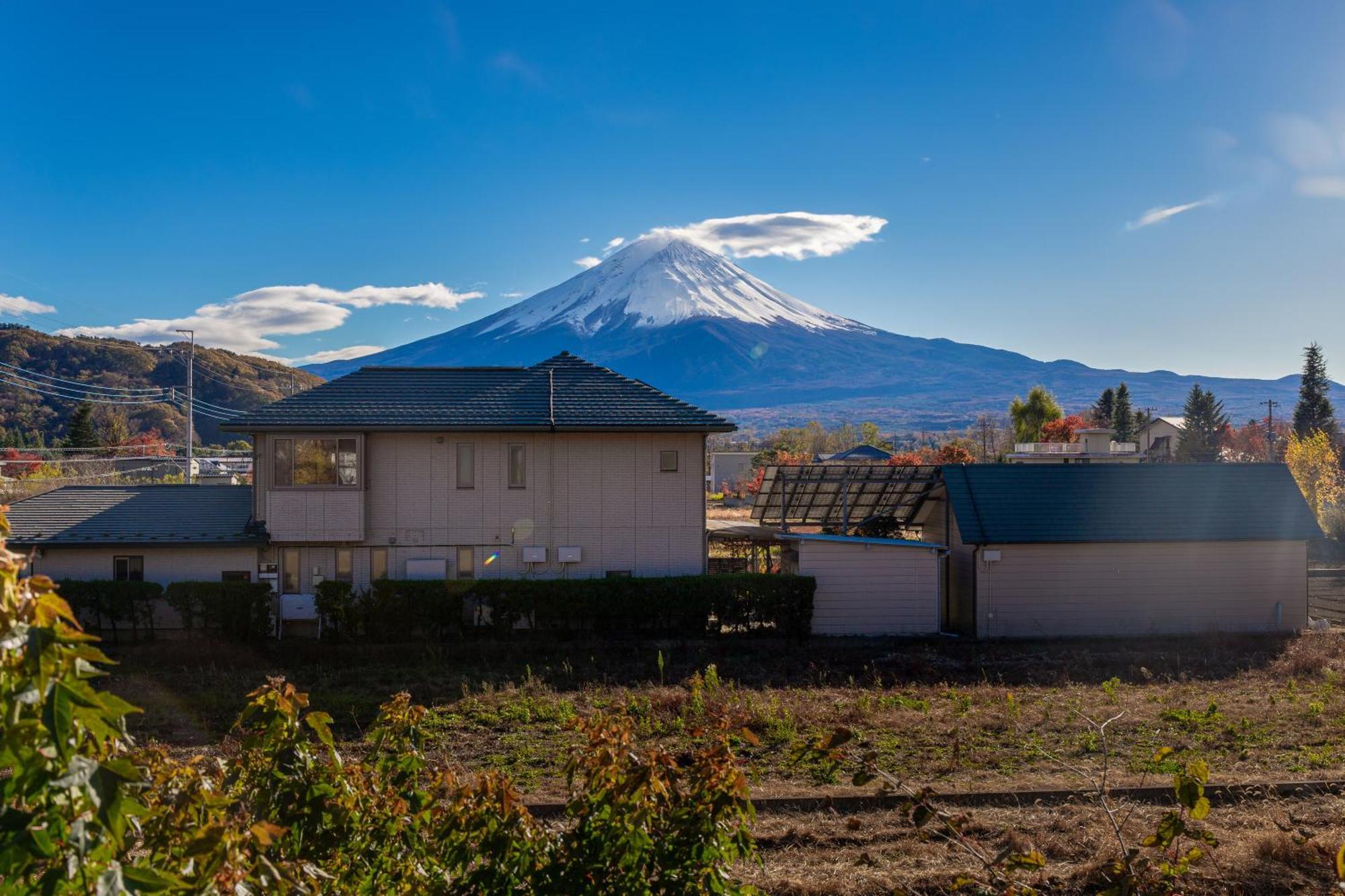 View Of Mt Fuji Free Transportation Bicycle Rental Ok 富士山眺望 Fujikawaguchiko Exterior foto